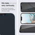 Spigen iPhone 16e / 14 / 13 PRO / 13 Tempered Glass Screen Protector GLAStR EZ Fit PRIVACY