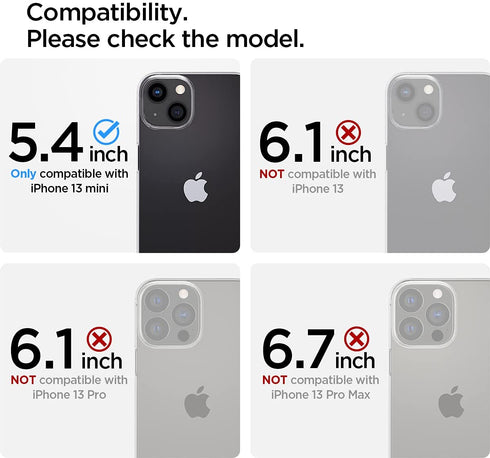 Spigen iPhone 13 Mini case cover Silicone Fit