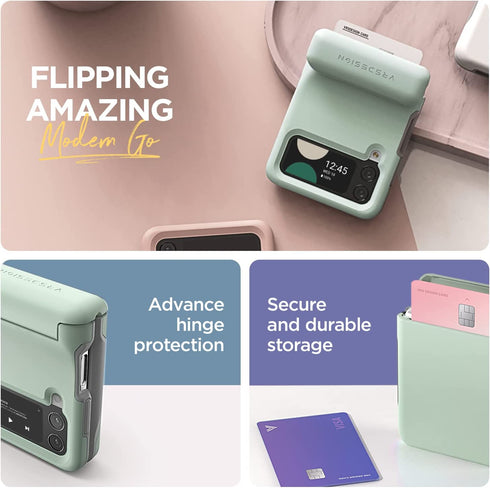 VRS Design Samsung Galaxy Z Flip 4 Case Terra Guard Modern GO