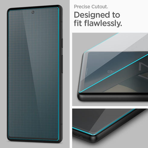 Spigen Google Pixel 6a Tempered Glass Screen Protector GLAStR Align Master