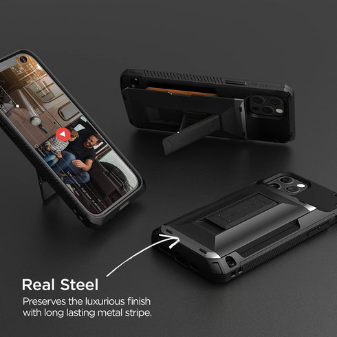 VRS Design iPhone 12 / iPhone 12 PRO Case Wallet Damda Glide Hybrid