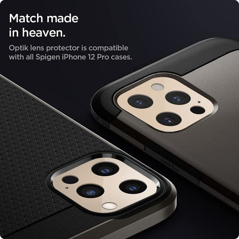 Spigen iPhone 12 PRO Camera Lens Screen Protector GLAStR Optik