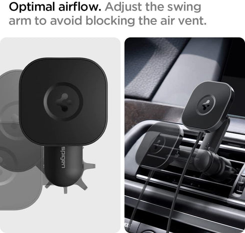 Spigen OneTap PRO Air Vent Car Mount compatible with MagSafe