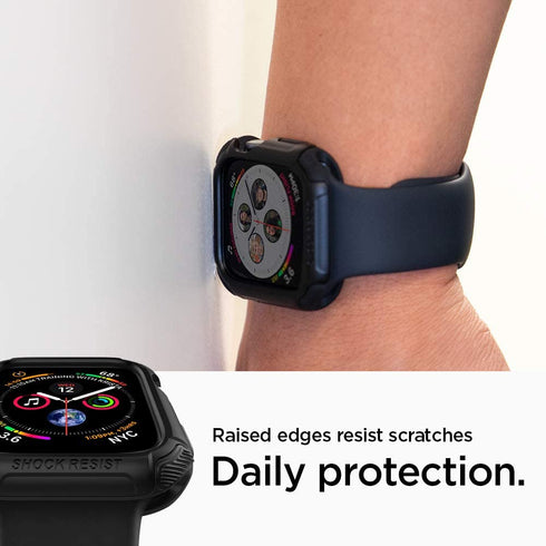 Spigen Apple Watch (44mm) case cover Tough Armor - Black