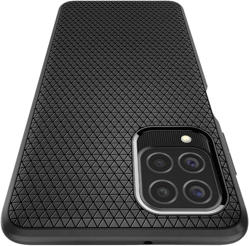 Spigen Galaxy M62 case cover Liquid Air - Matte Black