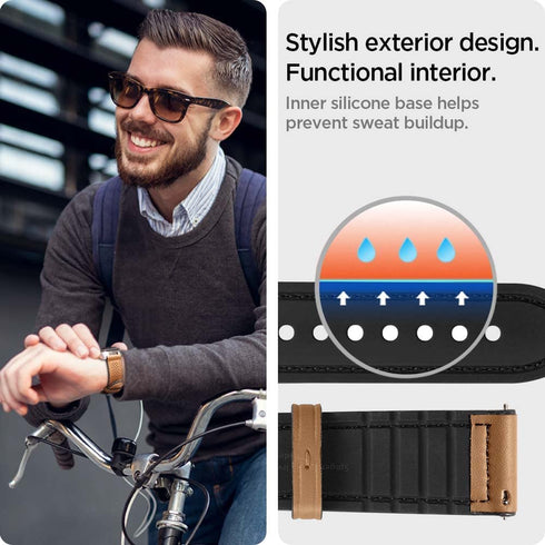 Spigen Samsung Galaxy Watch series (45/44/40/46/42mm) Band Retro Fit