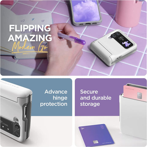 VRS Design Samsung Galaxy Z Flip 4 Case Terra Guard Modern GO