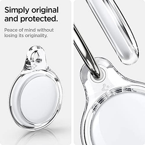 Spigen AirTag case cover AirTags Holder Ultra Hybrid - Crystal Clear