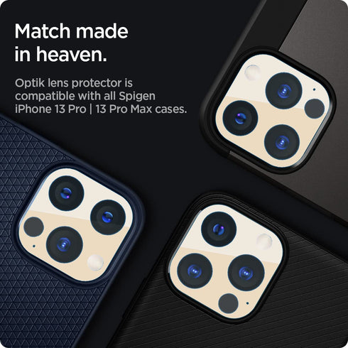 Spigen iPhone 13 Pro and iPhone 13 Pro MAX Camera Lens Protector GLAStR Optik