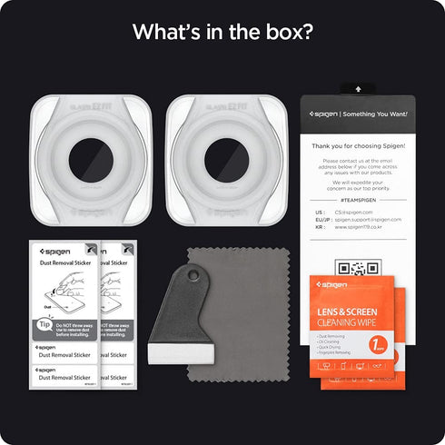 Spigen Samsung Galaxy Watch 4 Classic (46mm) GLAStR EZ Fit Tempered Glass Screen Protector