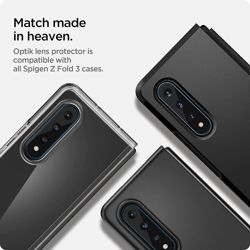 Spigen Samsung Galaxy Z Fold 3 5G Camera Lens Protector GLAStR Optik