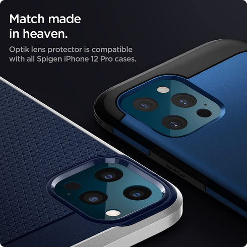 Spigen iPhone 12 PRO Camera Lens Screen Protector GLAStR Optik