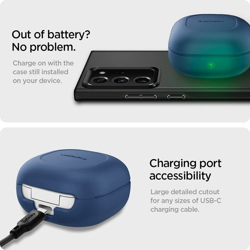 Spigen Samsung Galaxy Buds 2 PRO / Buds 2 / PRO / LIVE Case Silicone Fit