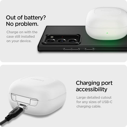 Spigen Samsung Galaxy Buds 2 PRO / Buds 2 / PRO / LIVE Case Silicone Fit