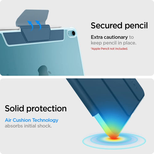 Spigen iPad Air 11" M3/M2 (2025/2024) / Air 5/4 (2022/2020) Case Ultra Hybrid Pro with Pencil Holder