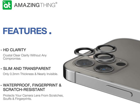 Amazing Thing iPhone 13 Pro Camera Lens Protector Supreme AR Lens