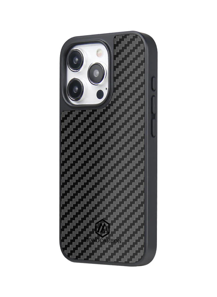 MONOCARBON iPhone 15 PRO Cover Case Real Carbon Fiber [MagSafe] – CasePro