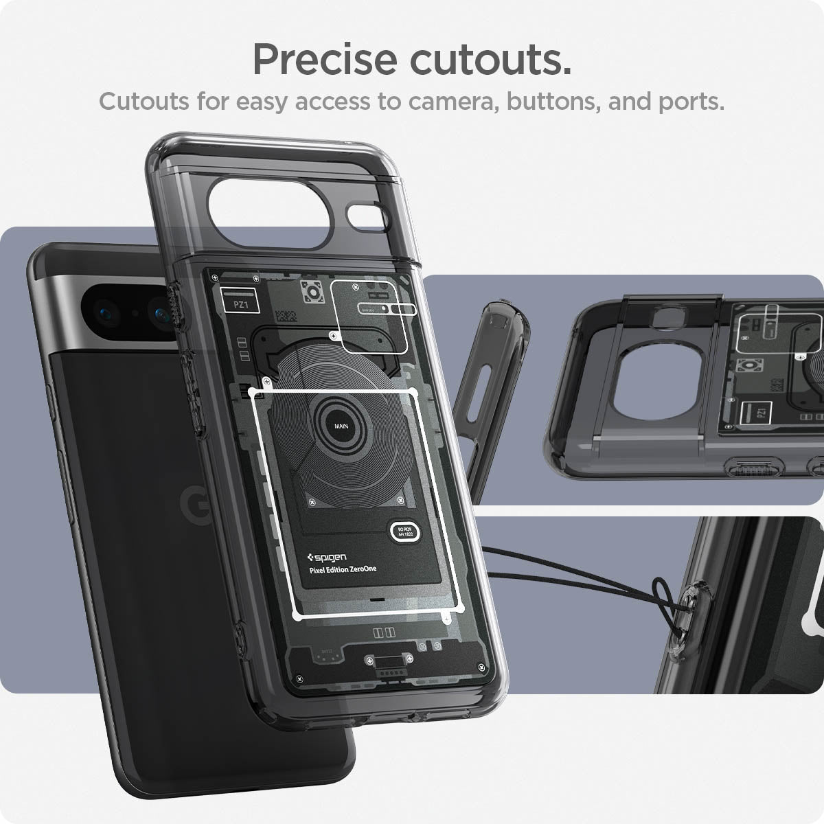 Funda Spigen Ultra Hybrid Para Google Pixel 10 Pro XL - Transparente, Con Bordes Elevados | Protección Híbrida TPU+PC